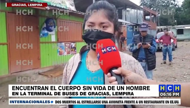 ¡Encuentran a un hombre muerto en la terminal de buses de Gracias, Lempira!