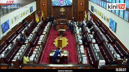 LIVE: Dewan Negara sitting - August 15 (morning session)