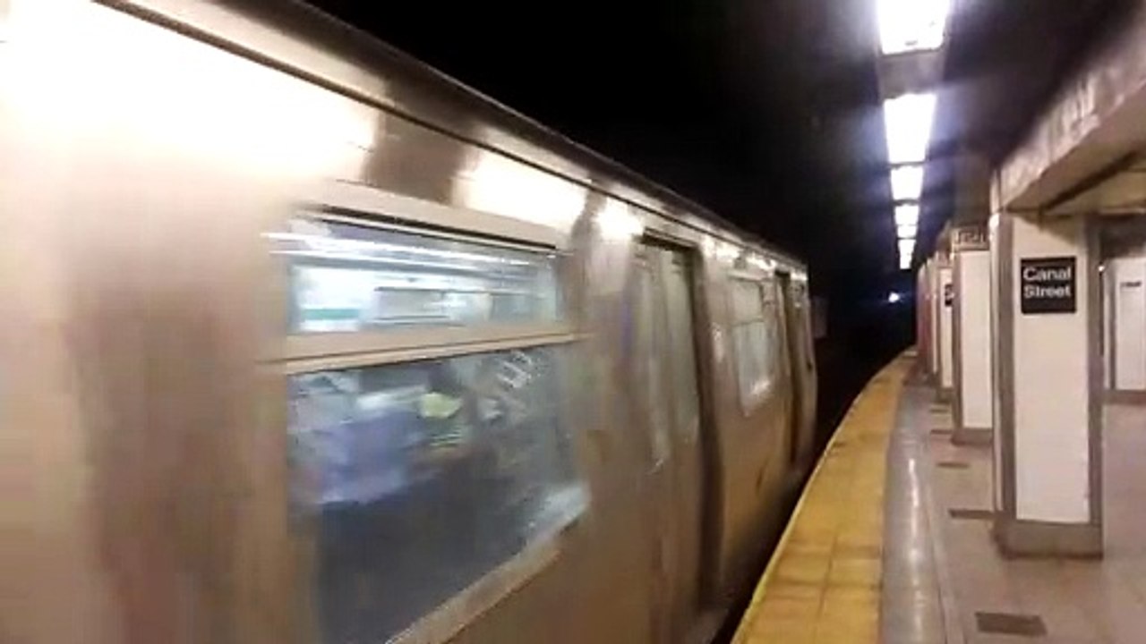 J Subway Train at Canal Street July 15 2022