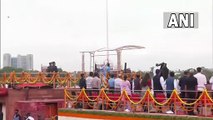 PM Modi hoists flag