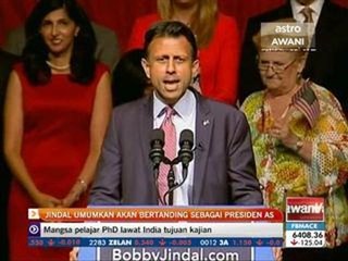 Jindal umum bertanding sebagai Presiden AS
