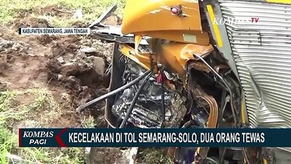 Kecelakaan 2 Truk di Tol Semarang-Solo KM 460, 2 Orang Tewas