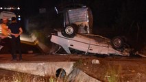 Sinop’ta kaza yapan araç kağıt gibi ezildi: 1 yaralı