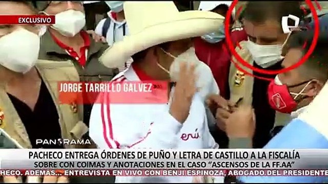¡Exclusivo! Bruno Pacheco entregó a la Fiscalía órdenes de puño y letra de Pedro Castillo