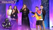 Jhong and Vhong help Miss Q&A Valeria to stand | Miss Q and A: Kween of the Multibeks