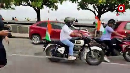 Indepence Day celebration at Marine Drive, Mumbai