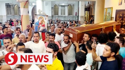 Dozens laid to rest after deadly church fire in Egypt