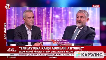 Bakan Nebati'den 'enflasyon' yorumu