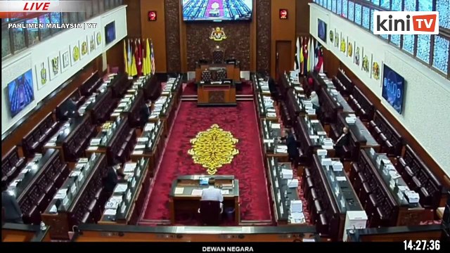 LIVE: Dewan Negara sitting - August 15 (Afternoon session)
