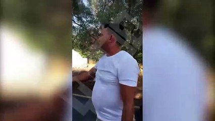 Araçtan ormana izmarit attı, bin pişman oldu