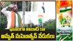 Union Minister Kishan Reddy Flag Hoisting The 76th Independence Day At His Residence _ Delhi _ V6