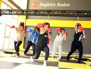 Van gündem haberleri: POLİS OLMAK İSTEYEN VANLI KIZLAR, KİCK BOKS KURSUNDA