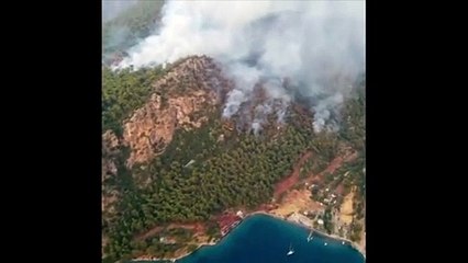 Fatih Portakal neden yangın söndürme uçakları olmalı sorusunun yanıtını drone görüntüleriyle verdi