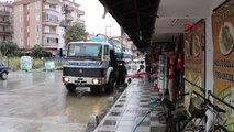 Tekirdağ gündem haberleri... Tekirdağ'da sağanak; ev ve iş yerlerini su bastı