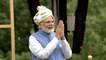 Modi promete una India desarrollada en los 75 años de su independencia