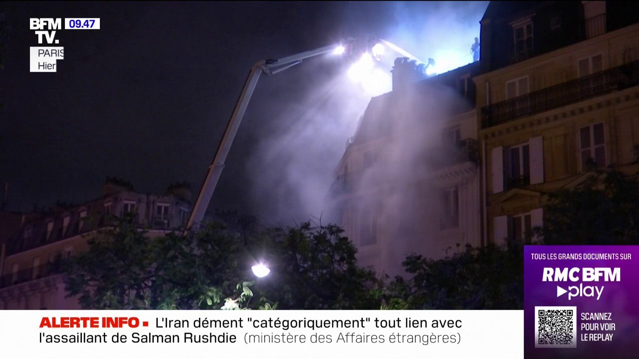 Les images de l'important incendie qui a ravagé un immeuble dans le 13e arrondissement de Paris