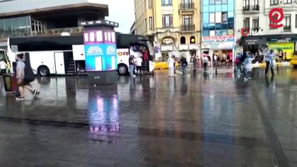 İstanbul sağanak yağışın etkisi altında