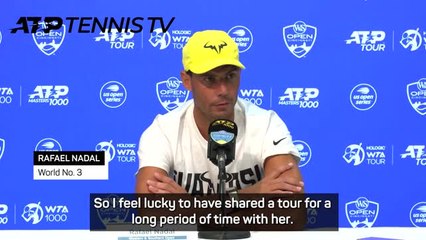 Nadal feels 'lucky' to have shared same era with Serena