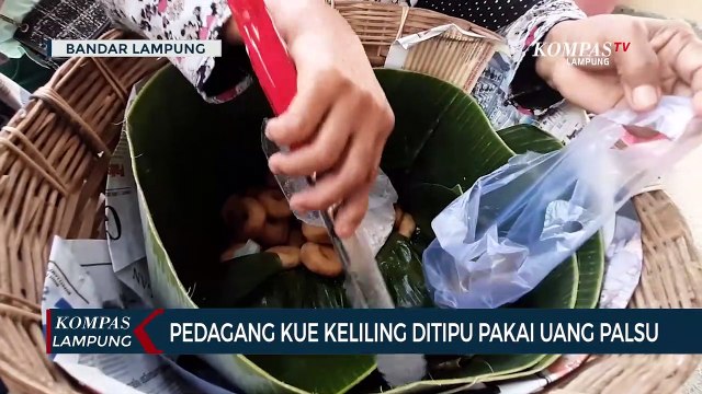 Pedagang Kue Keliling Ditipu Pakai Uang Palsu