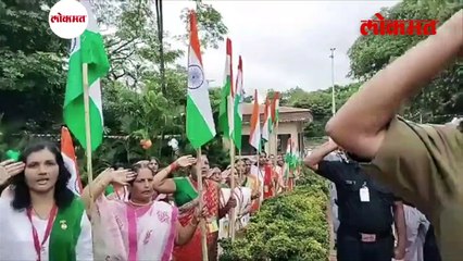 स्वातंत्र्याचा 75 वा अमृत महोत्सव... लोकमत भवन औरंगाबाद येथून