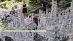 Swiss Artist Turns River Banks Into Sprawling Castles