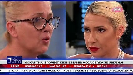 KAKO SU KIKINU MAJKU CENZURISALI NA PINKU: Čim je pomenula Vučića, mikrofon je prestao da radi!