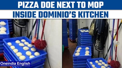 Bengaluru man shares picture of pizza dough kept next to mops in Dominio’s outlet |Oneindia New*News