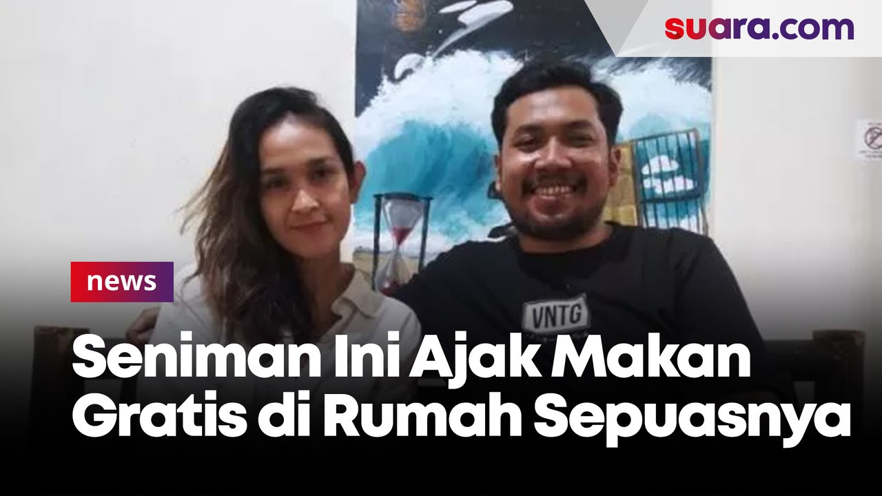 Viral Seniman di Sleman Ajak Makan Gratis di Rumah Sepuasnya