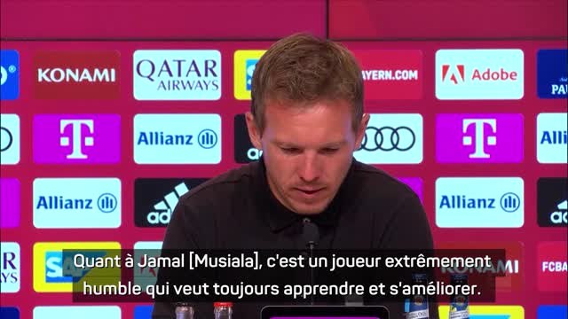 2e j. - Nagelsmann pas inquiet pour Mané et heureux pour Musiala