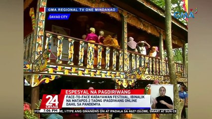 Face-to-face Kadayawan Festival, ibinalik na matapos 2 taong ipagdiwang online dahil sa pandemya | 24 Oras