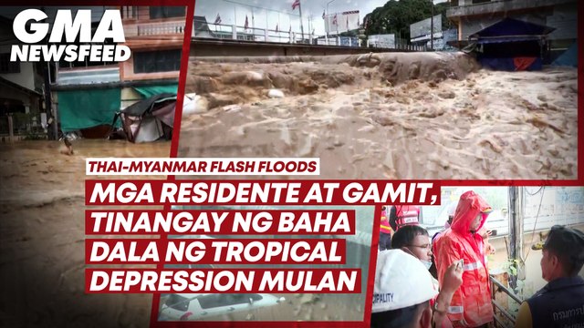 Mga residente at gamit, tinangay ng flash flood dala ng umapaw na dam | GMA News Feed