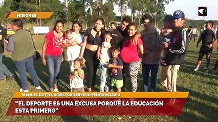 El deporte es una excusa porque la educación esta primero”