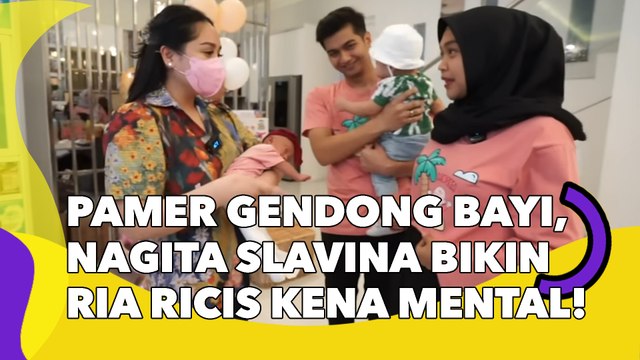 Pamer Skill Gendong Bayi, Nagita Slavina Bikin Ria Ricis Kena Mental!