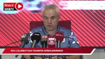 Sivasspor Teknik Direktörü Çalımbay'dan transfer değerlendirmesi