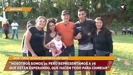 “Nosotros somos 21 pero representamos a 76 que están esperando, que hacen todo para cambiar”