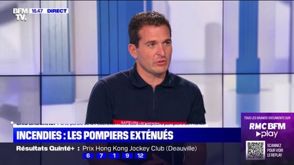 Éric Brocardi, porte-parole de la Fédération nationale des sapeurs-pompiers, alerte sur le parc matériel "affaibli" des secours