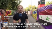 Sok más fesztivállal szemben a Sziget nem tiltotta ki az oroszokat