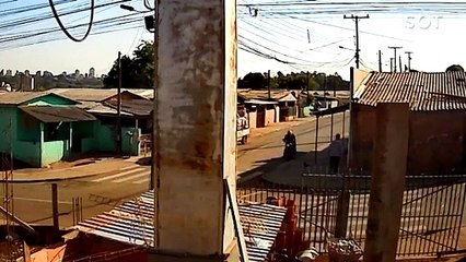 Câmeras de segurança registra ocorrencia no Bairro Cascavel Velho
