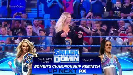 Bayley Vs Charlotte Flair - SmackDown Women's Championship Match