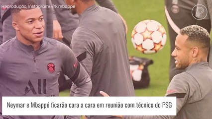 Neymar e Mbappé ficarão cara a cara em reunião com técnico após fim de semana polêmico