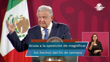 Tras ola de violencia en el país, AMLO afirma que hay gobernabilidad y estabilidad