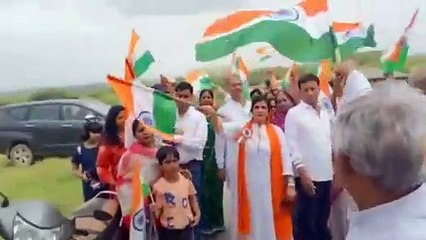 तिरंगा यात्रा निकाल कर जंगे आजादी के सिपाहियों को किया नमन....देखे वीडियो