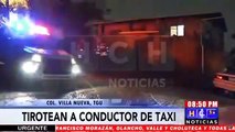 Sicarios asesinan a chófer de taxi en la colonia Villa Nueva de la capital