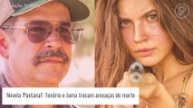 Novela 'Pantanal': Tenório e Juma trocam ameaças de morte. 'Bala na testa!'. Saiba motivo!
