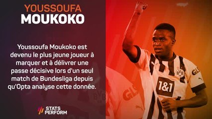2e j. Moukoko signe la performance de la semaine