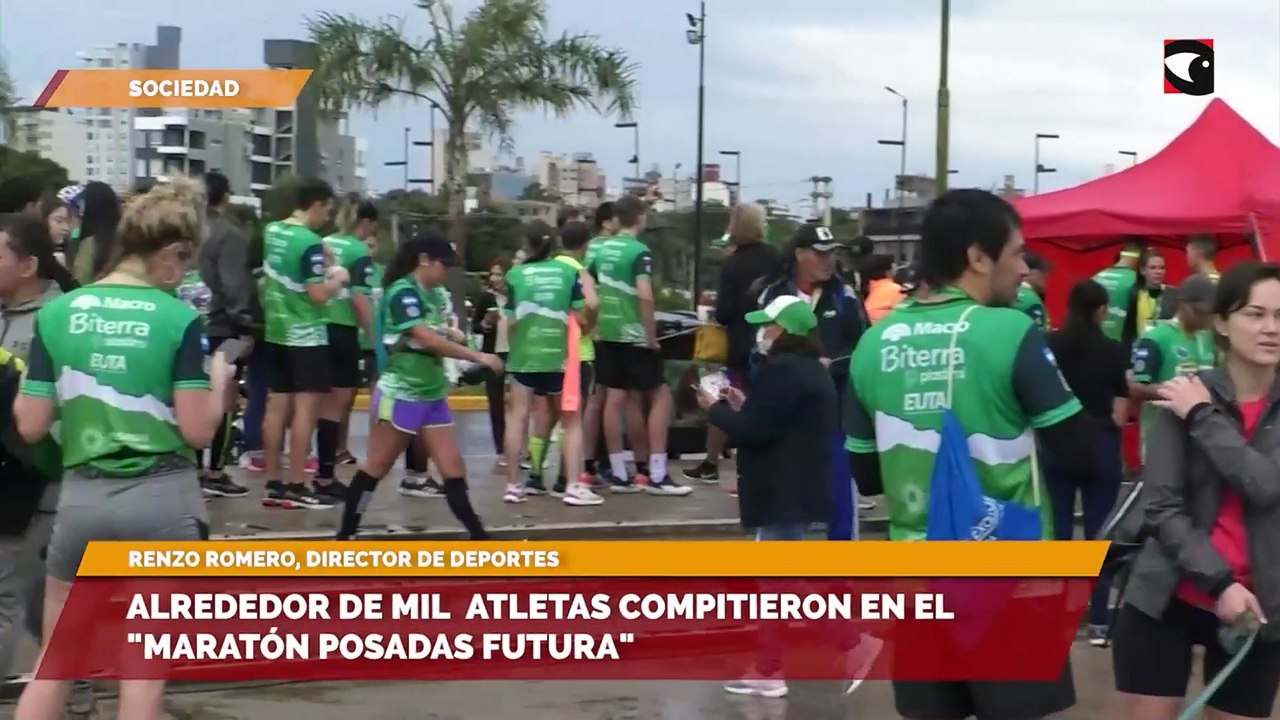 Alrededor de mil atletas compitieron en el "Maratón Posadas futura"