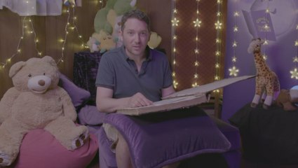 Jon Richardson from 8 out of 10 Cats reading eight year old boy Alfie's story Catheter Boy