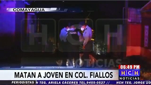 Sujetos motorizados asesinan a una persona en la Col.Fiallos de Comayagua