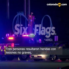 Tiroteo en Six Flags deja tres heridos.