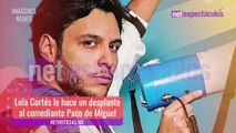 Lolita Cortés le hizo un desplante a Paco de Miguel